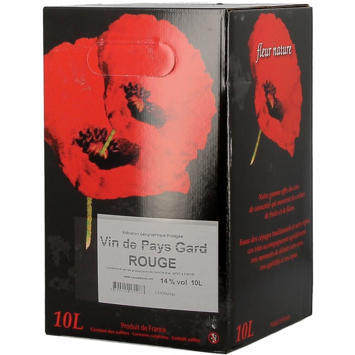 Les Cigalous rouge 10L - Bag in box - sommellerie de France