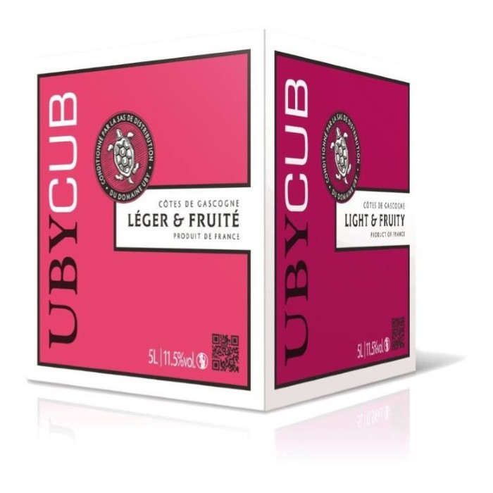 UbyCub Rouge Léger & Fruité 5L - Bag in box - sommellerie de France