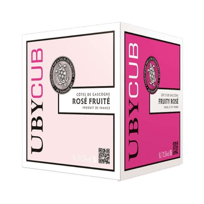 UbyCub Rosé Frais & Fruité 5L - Bag in box - sommellerie de France