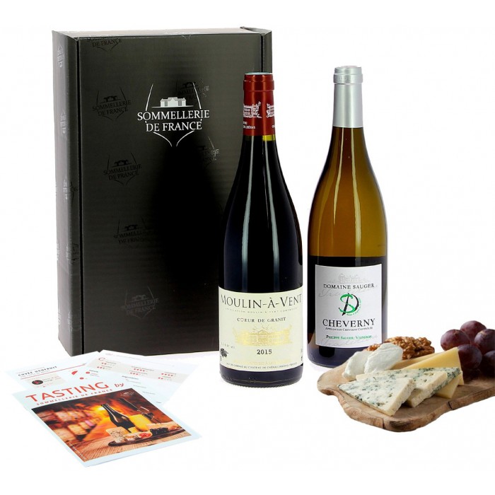 Coffret Vins spécial fromage - Coffrets vins - sommellerie de France