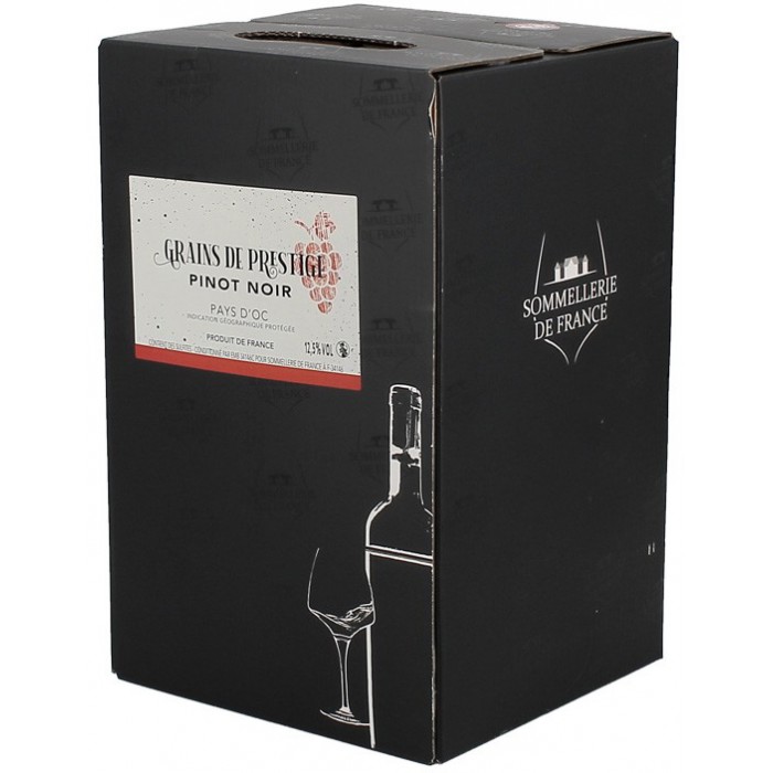 Grains de Prestige Pinot Noir 5L - Bag in box - sommellerie de France