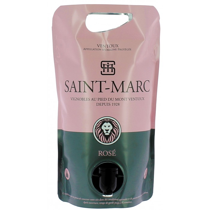 Saint-Marc Pouch rosé - Bag in box - sommellerie de France