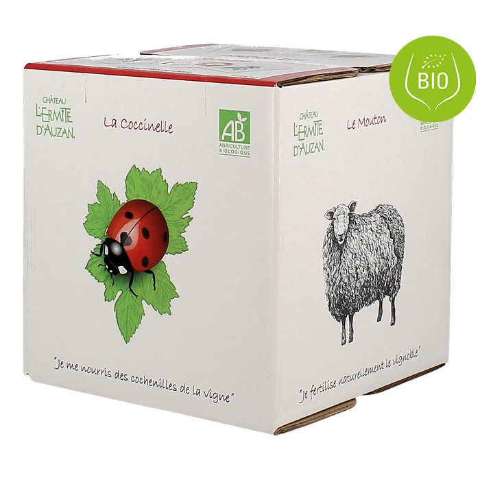 Château l'Ermite d'Auzan rouge 5L - Bag in box - sommellerie de France