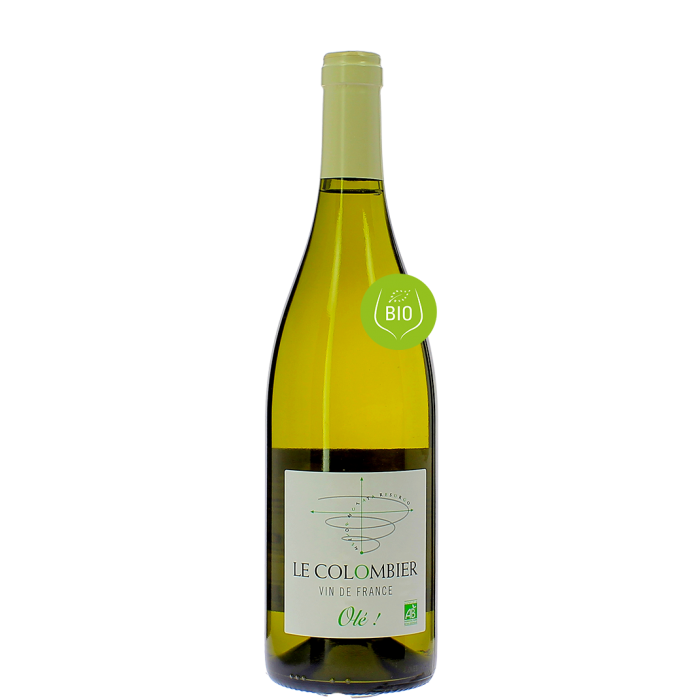 Domaine Le Colombier Olé! blanc - Vins en bouteilles de 75cl - sommellerie de France