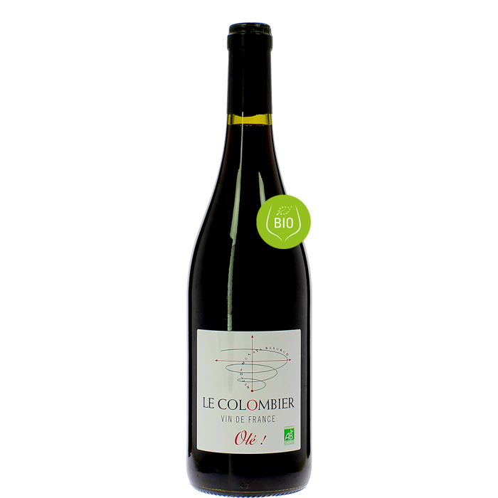 Domaine Le Colombier Olé! rouge - Vins en bouteilles de 75cl - sommellerie de France