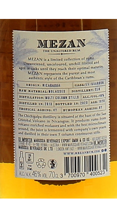 Rhum Mezan Nicaragua